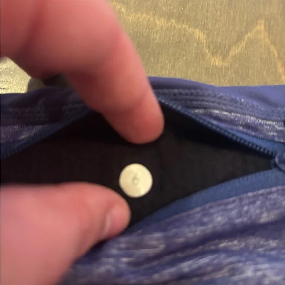 Lululemon Athletica Black Shorts with Purple Waistband - Picture 6 of 6